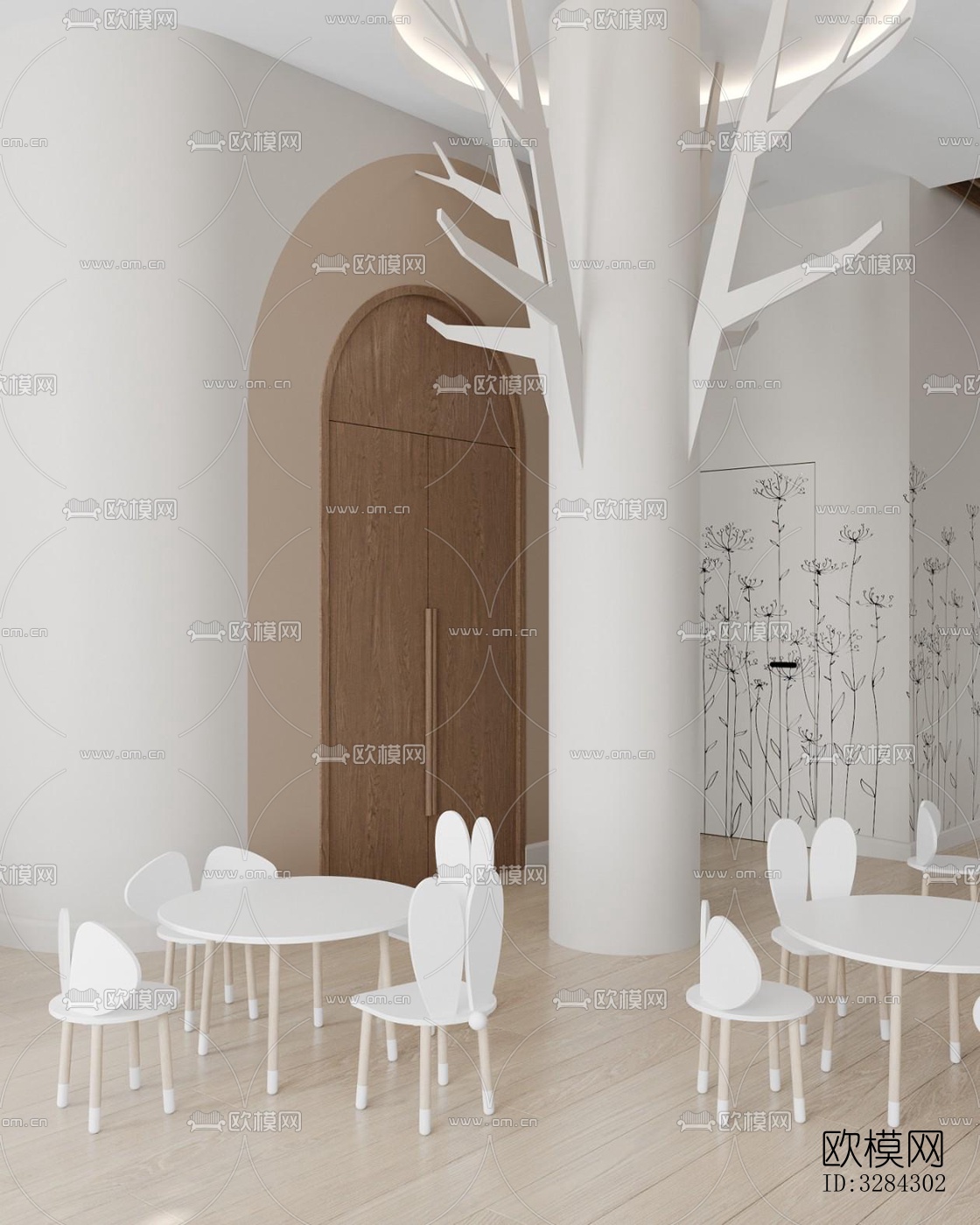 现代幼儿园效果图下载（渲染图15）