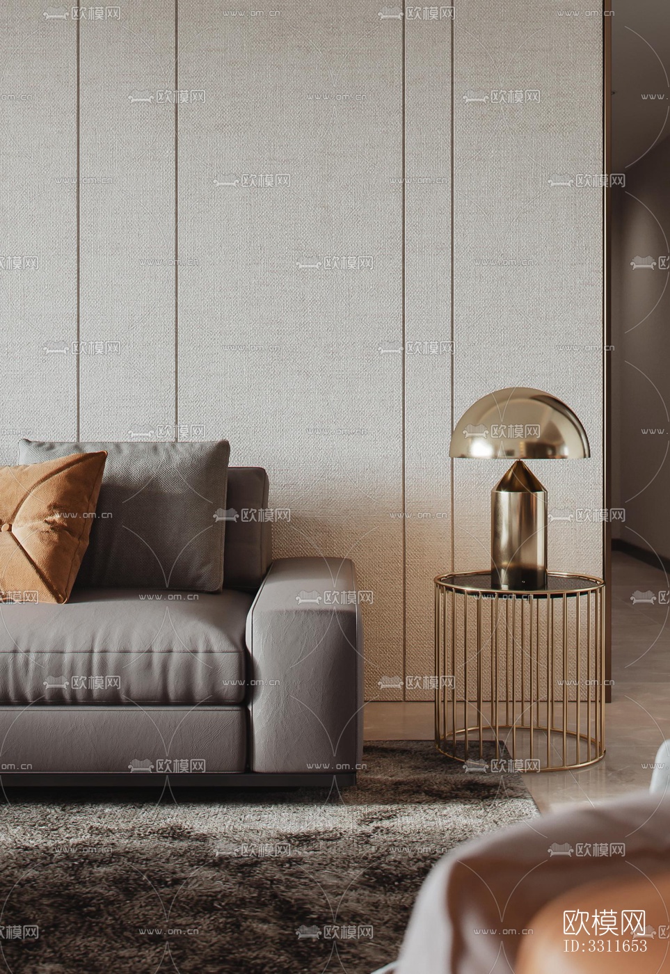 现代客餐厅效果图下载（渲染图5）