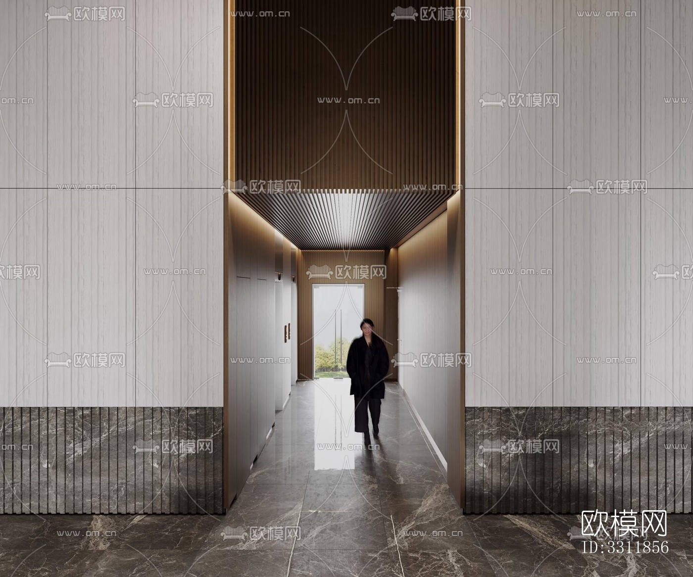 现代客餐厅效果图下载（渲染图2）