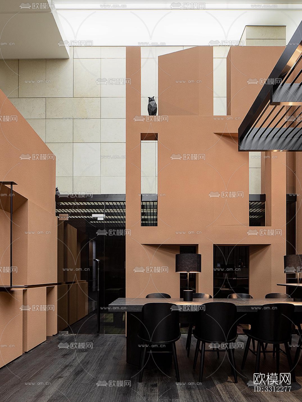 现代咖啡奶茶效果图下载（渲染图7）