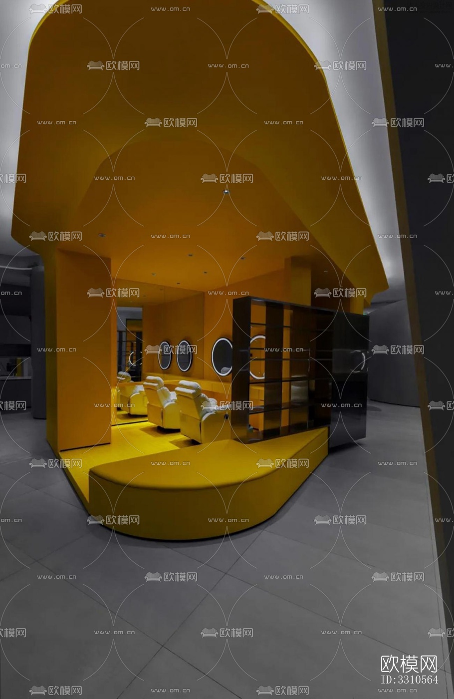 现代零售店铺效果图下载（渲染图1）