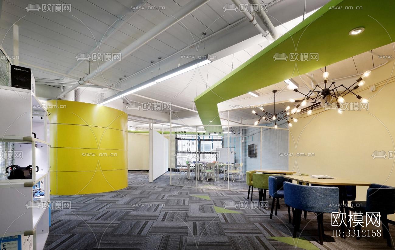 现代学校效果图下载（渲染图1）