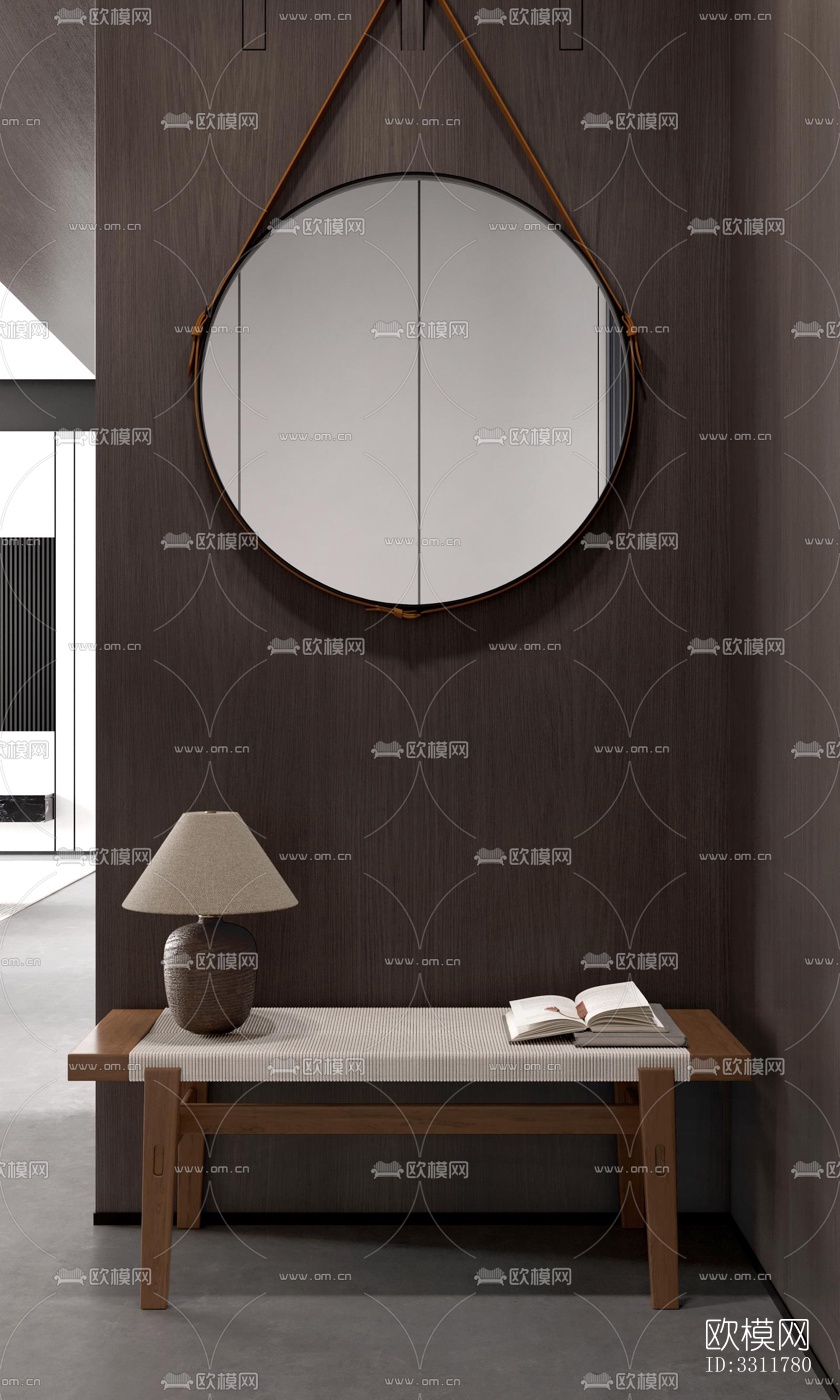 现代客餐厅效果图下载（渲染图1）