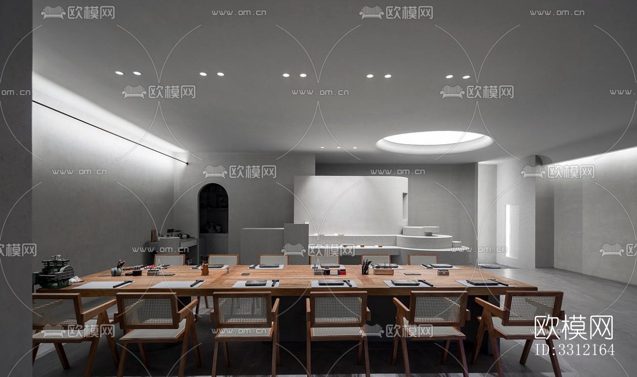 现代学校效果图下载（渲染图3）