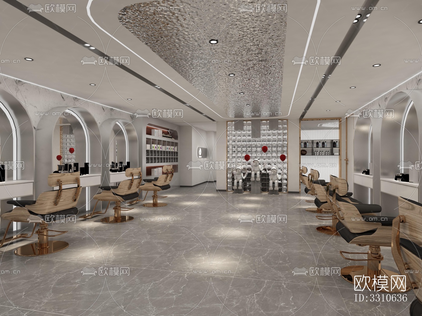 现代零售店铺效果图下载（渲染图1）