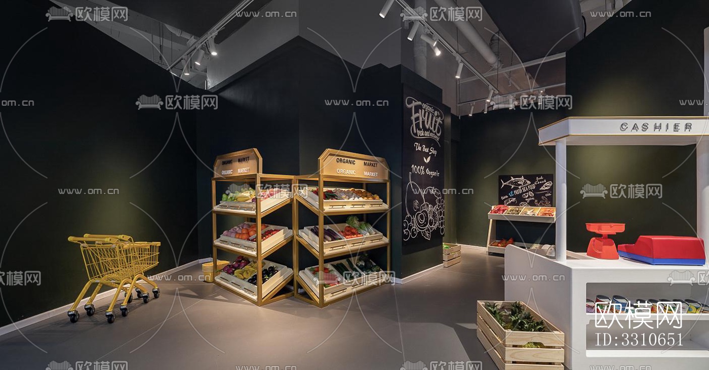 现代儿童游乐效果图下载（渲染图7）