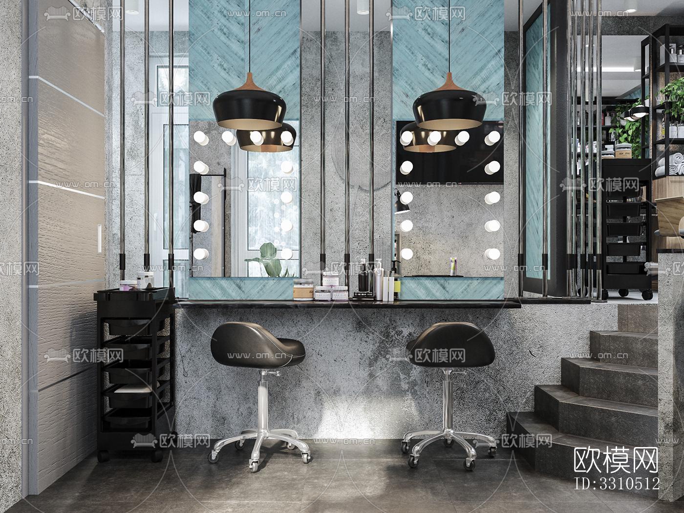 工业风零售店铺效果图下载（渲染图2）