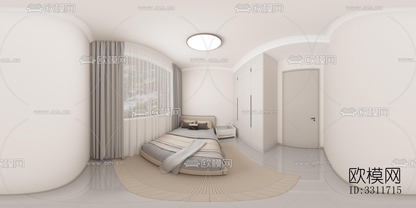 现代客餐厅效果图下载（渲染图7）