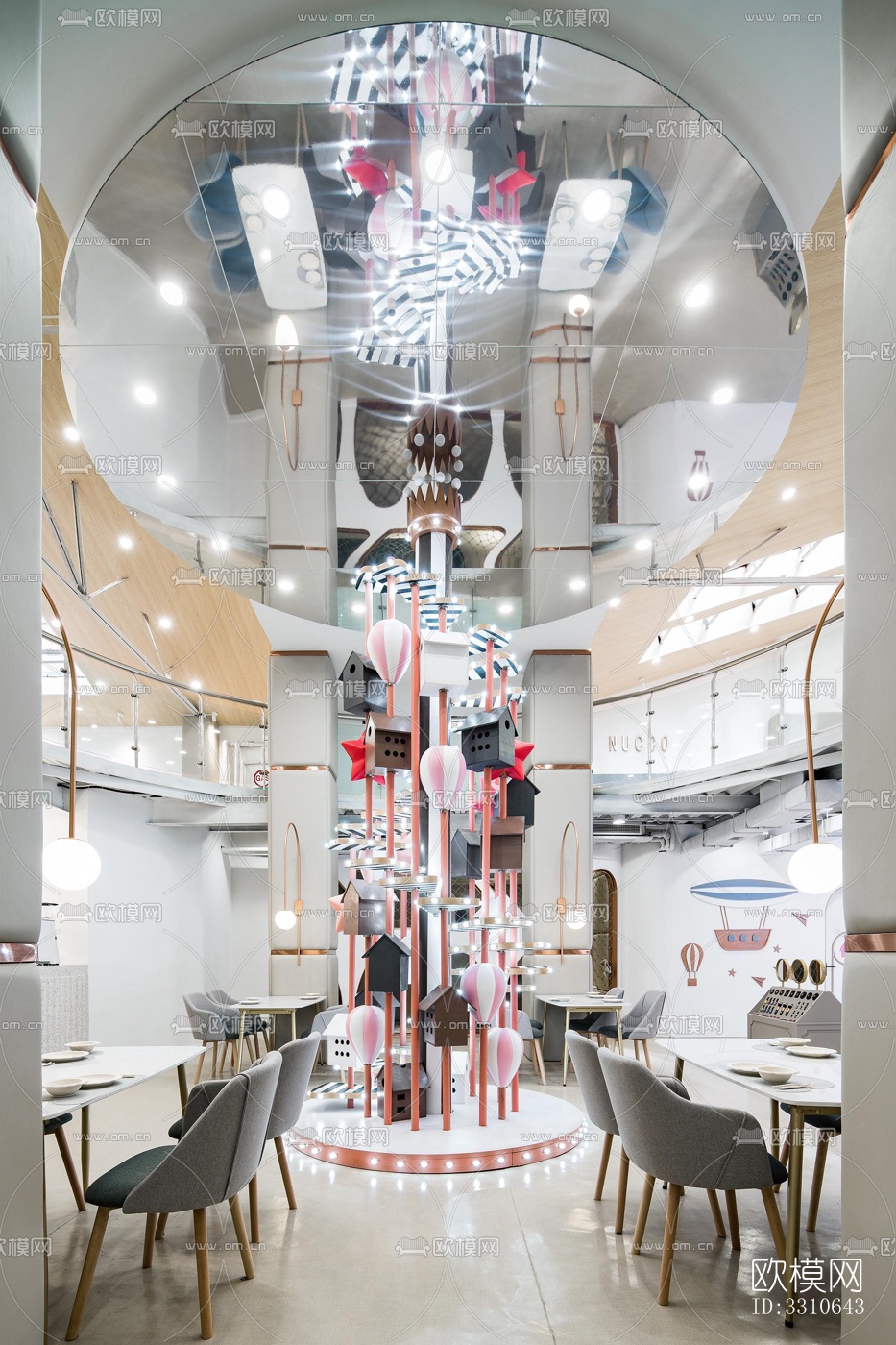 日式儿童游乐效果图下载（渲染图4）