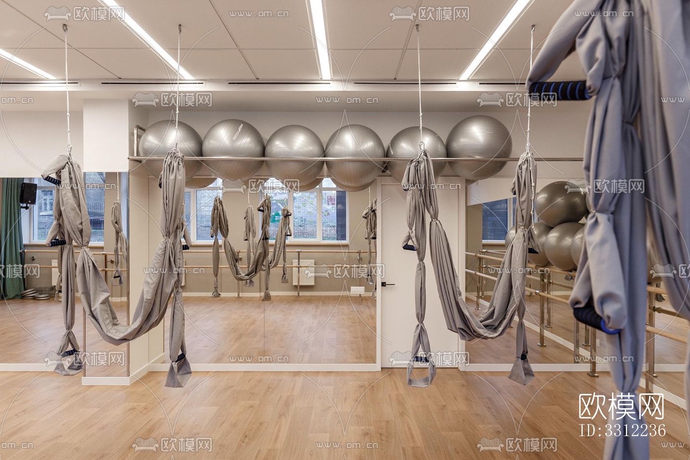 现代幼儿园效果图下载（渲染图1）