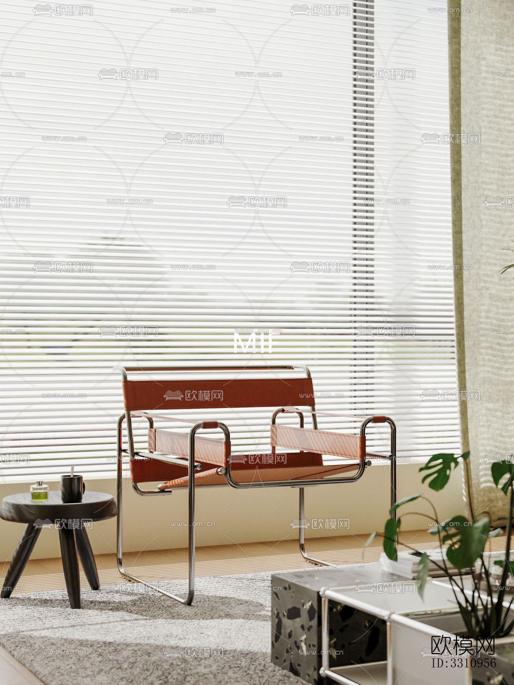 现代客餐厅效果图下载（渲染图9）