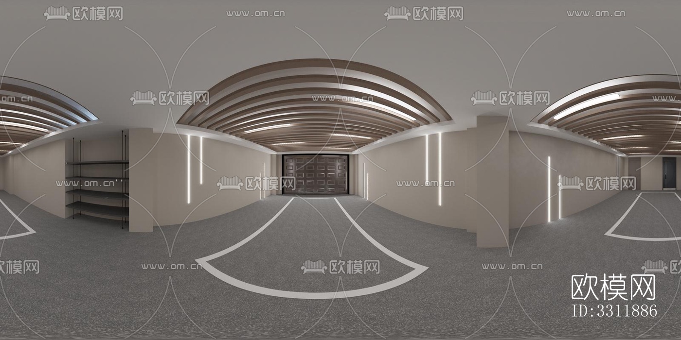 现代客餐厅效果图下载（渲染图3）