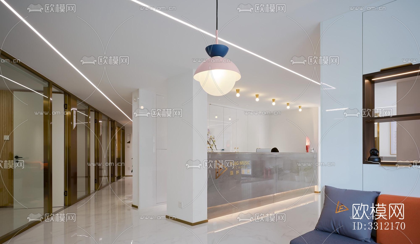 现代学校效果图下载（渲染图13）