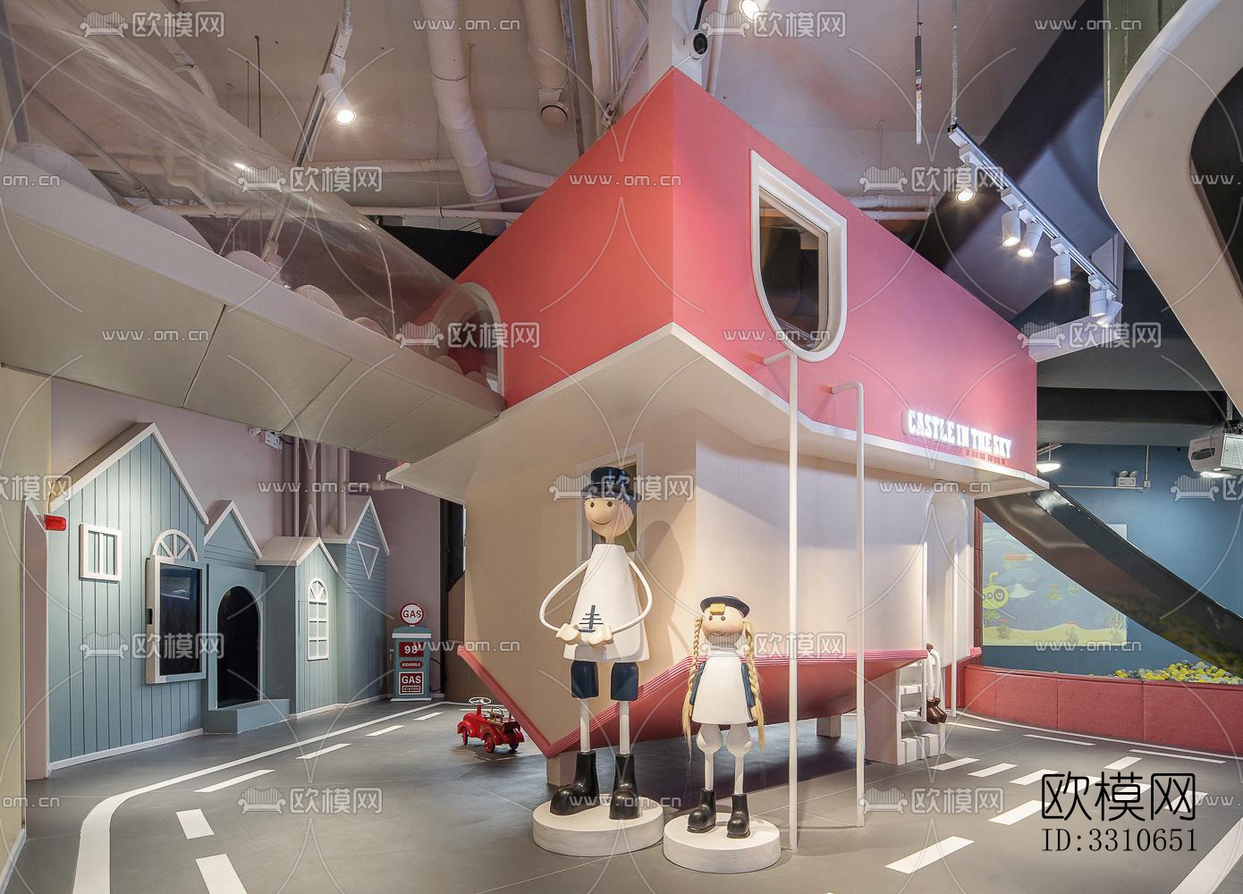 现代儿童游乐效果图下载（渲染图15）