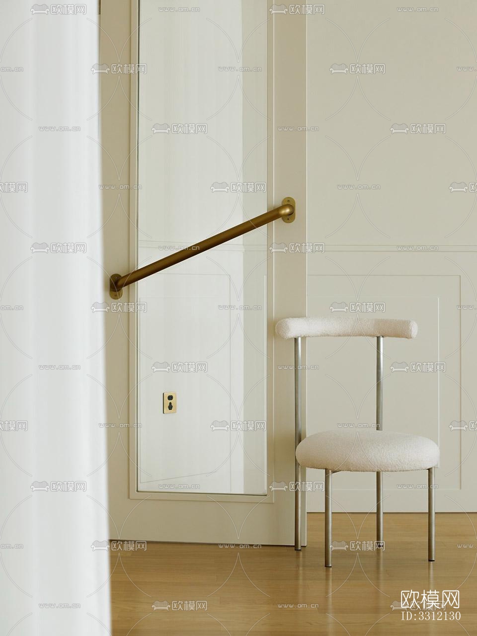 现代健身房效果图下载（渲染图10）