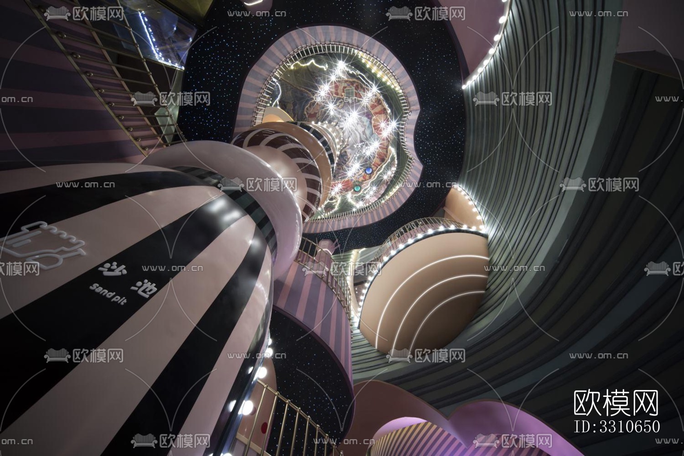 现代儿童游乐效果图下载（渲染图5）