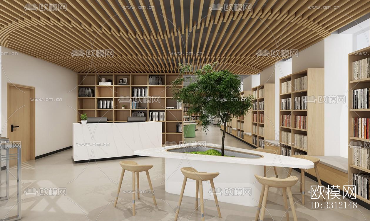 现代学校效果图下载（渲染图1）