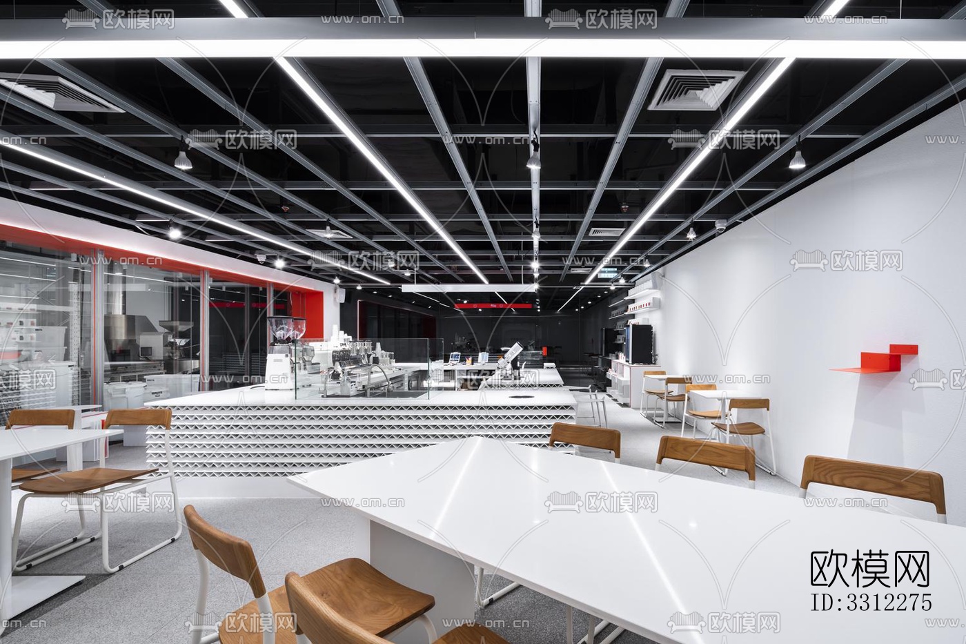 现代咖啡奶茶效果图下载（渲染图16）