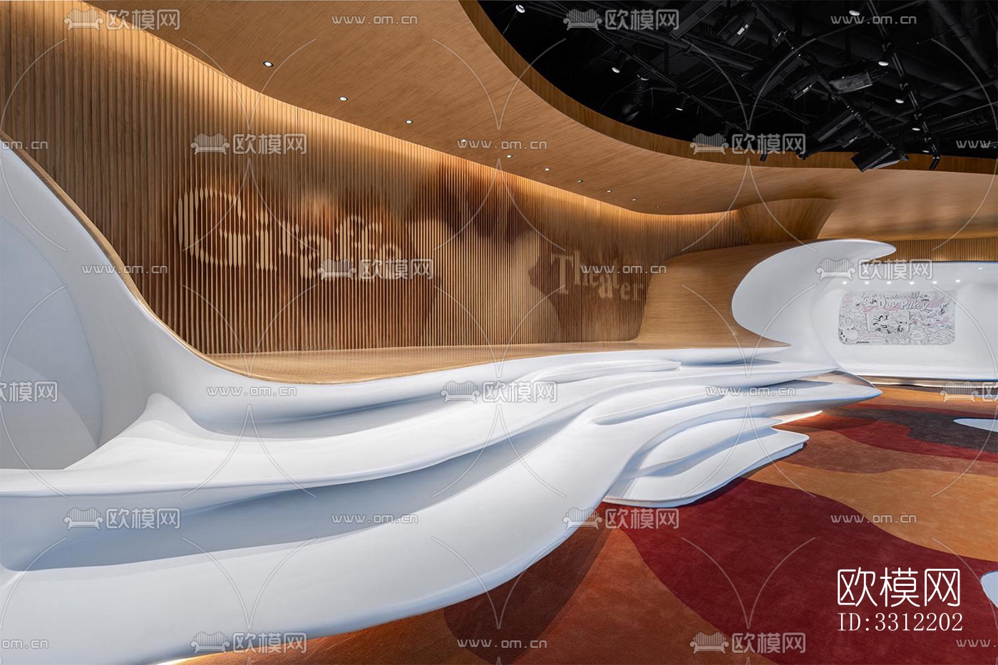 现代幼儿园效果图下载（渲染图6）