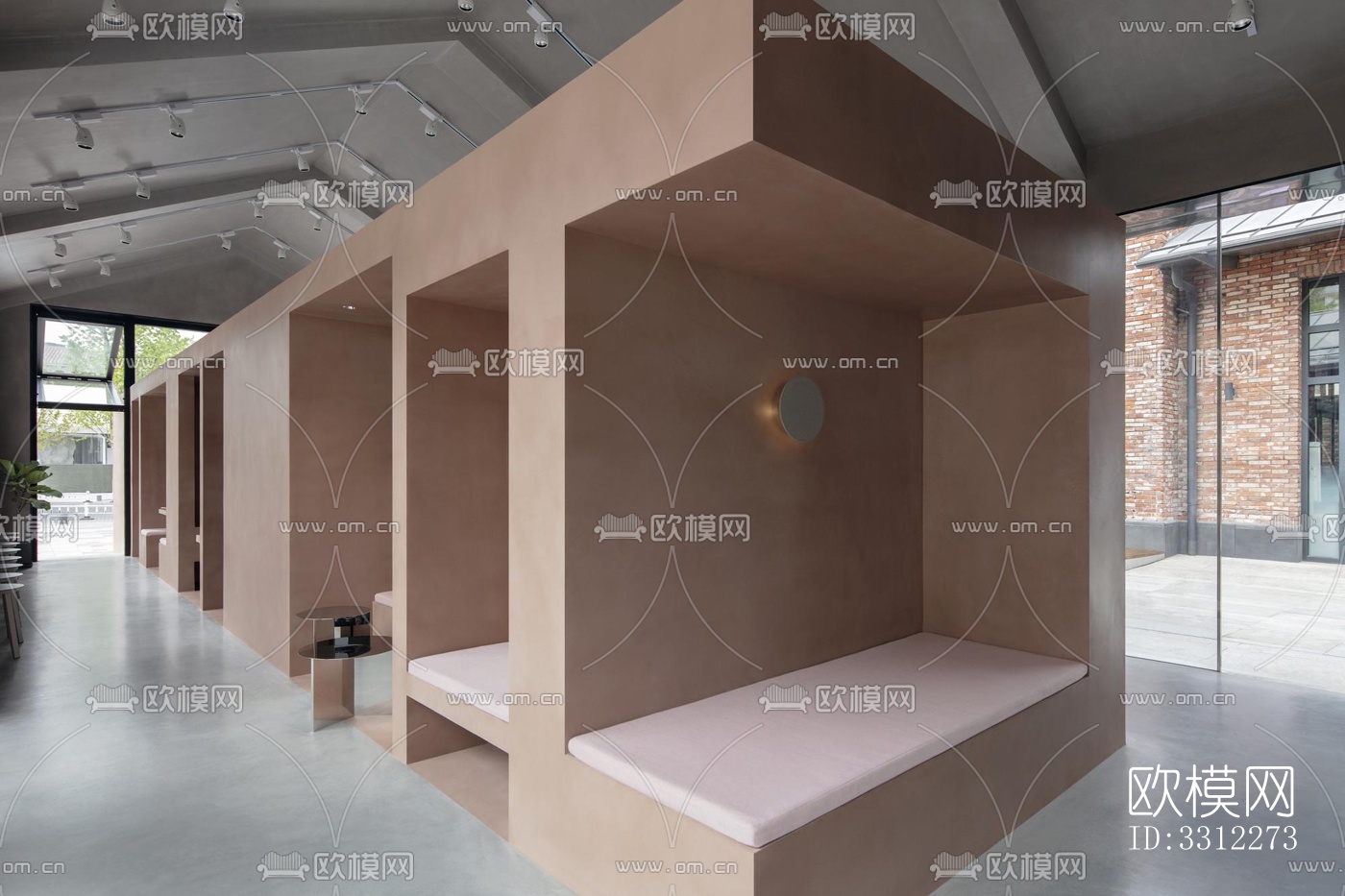 现代咖啡奶茶效果图下载（渲染图3）