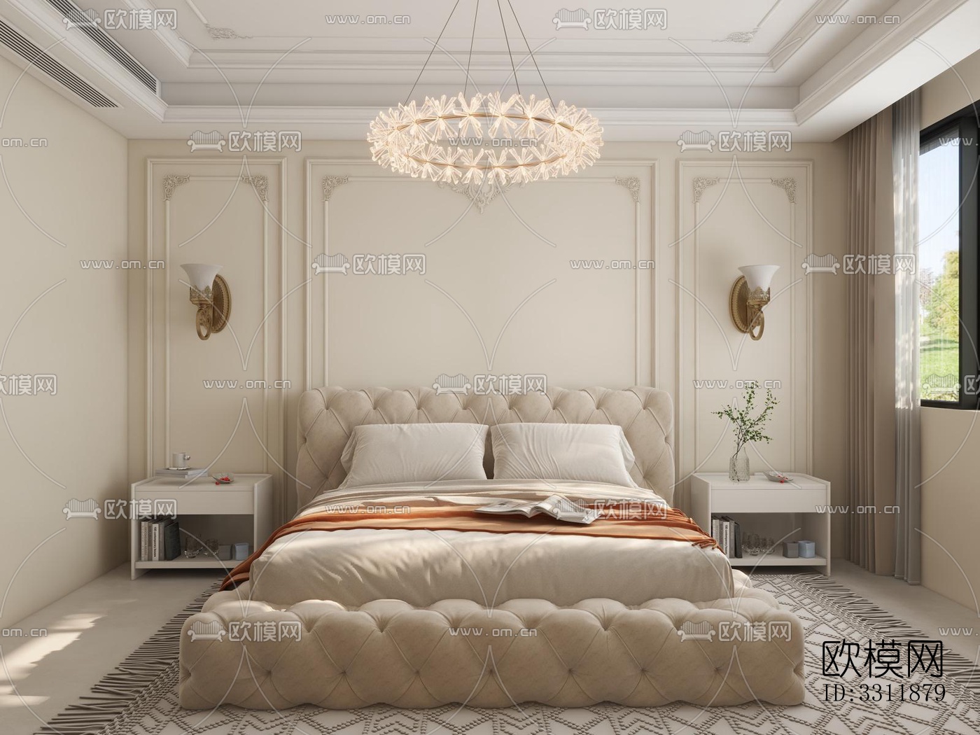 现代客餐厅效果图下载（渲染图2）