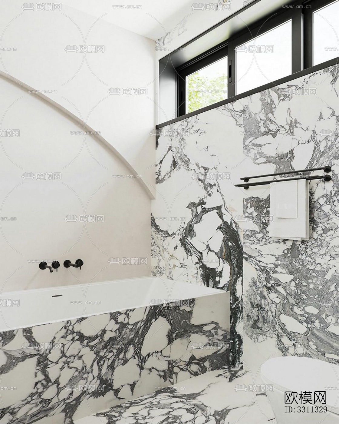 现代客餐厅效果图下载（渲染图9）