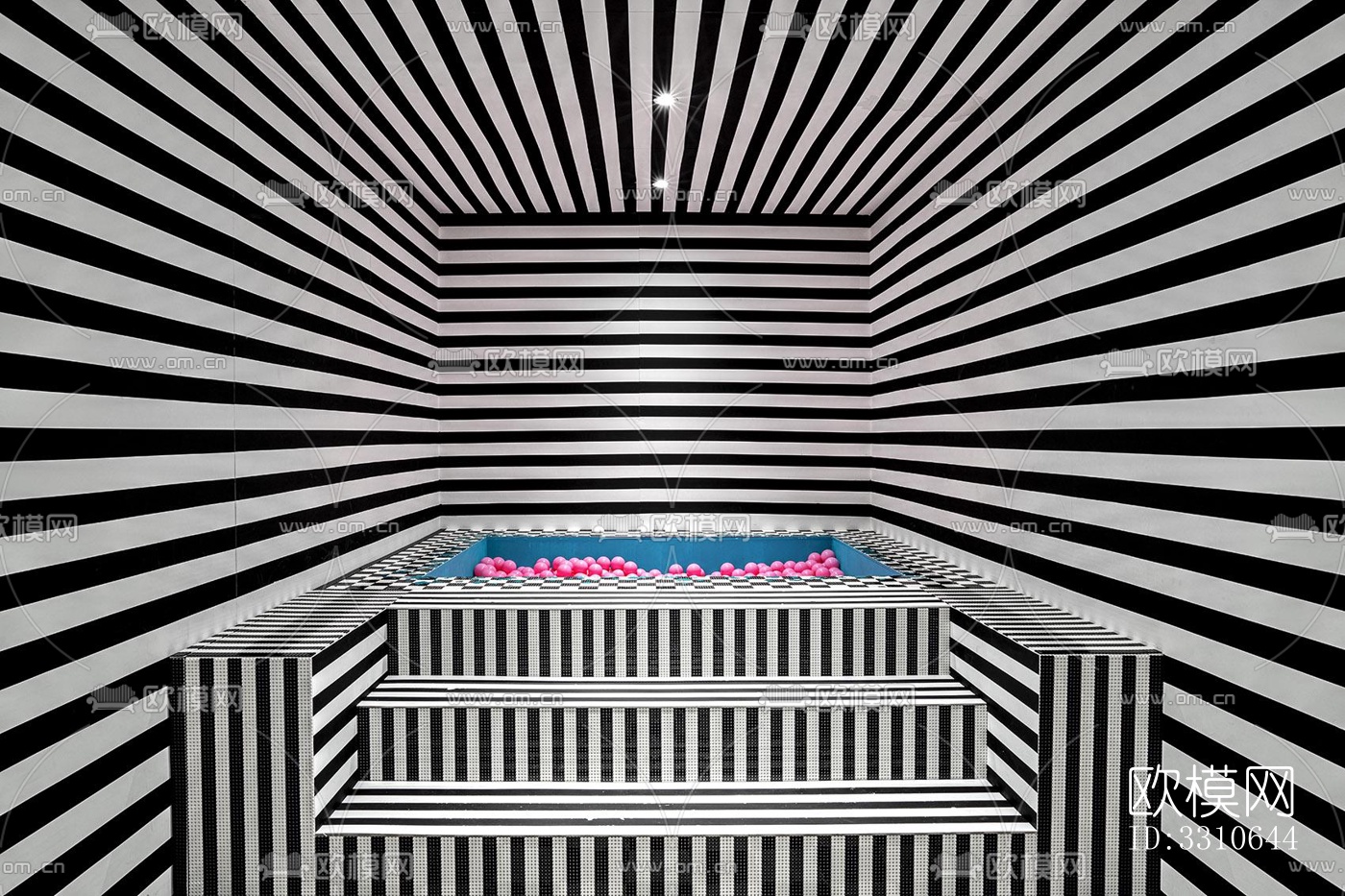 现代儿童游乐效果图下载（渲染图7）