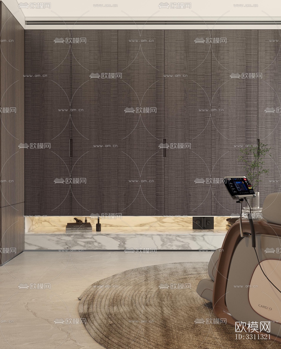 现代客餐厅效果图下载（渲染图12）