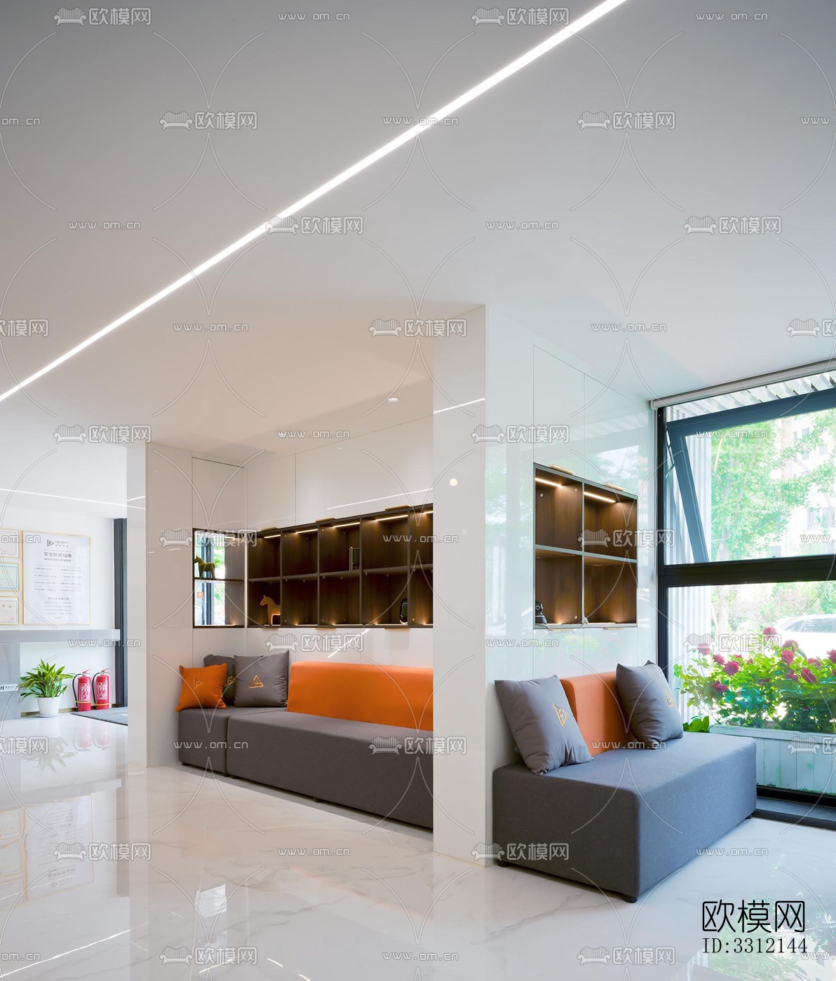 现代学校效果图下载（渲染图12）