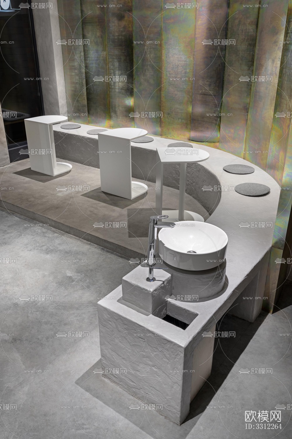 现代咖啡奶茶效果图下载（渲染图8）