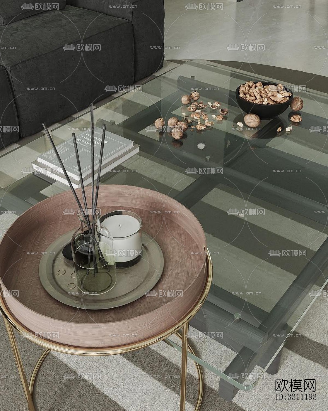 现代客餐厅效果图下载（渲染图8）