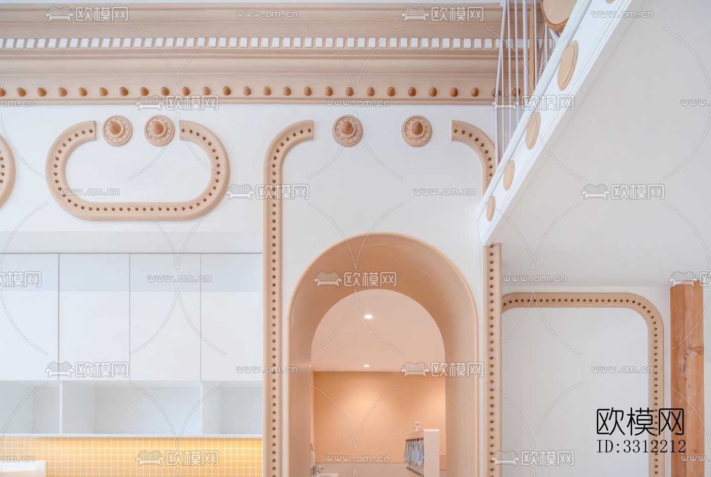 现代幼儿园效果图下载（渲染图4）