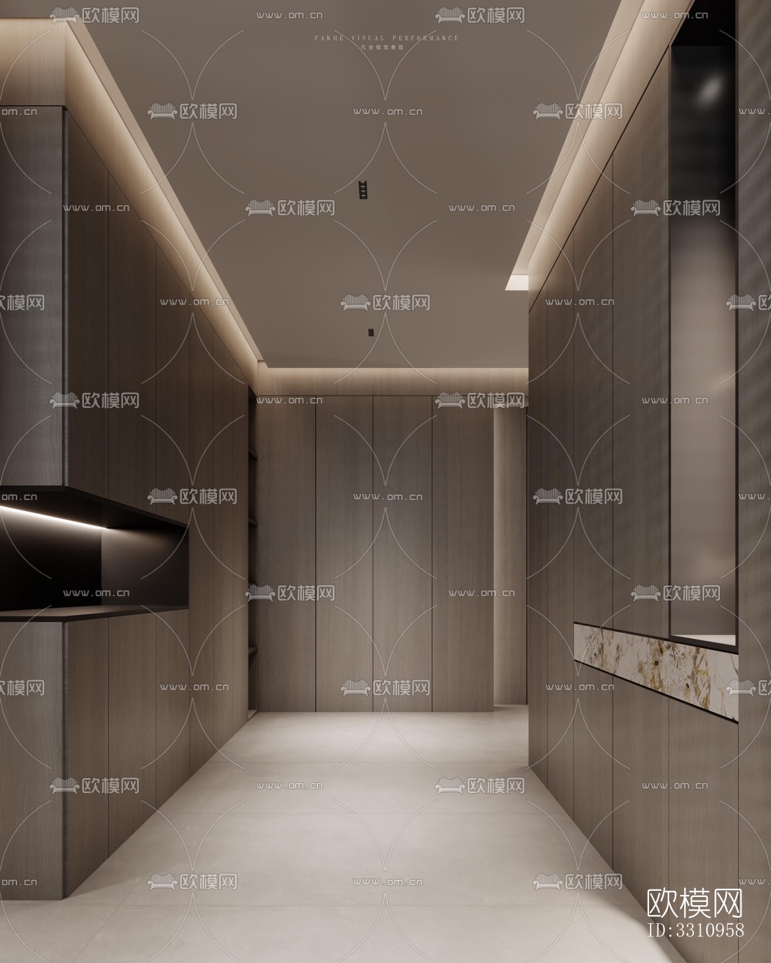 现代客餐厅效果图下载（渲染图6）