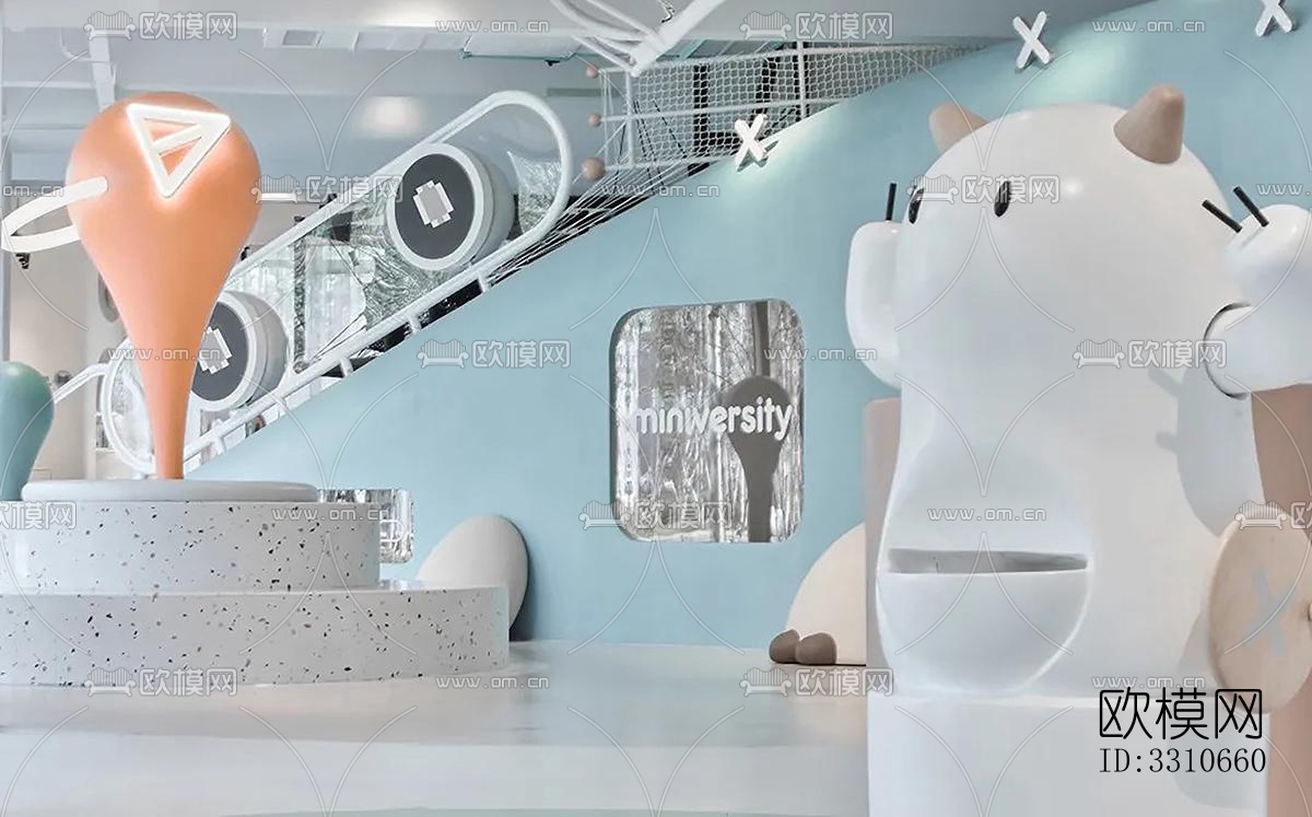 现代儿童游乐效果图下载（渲染图13）