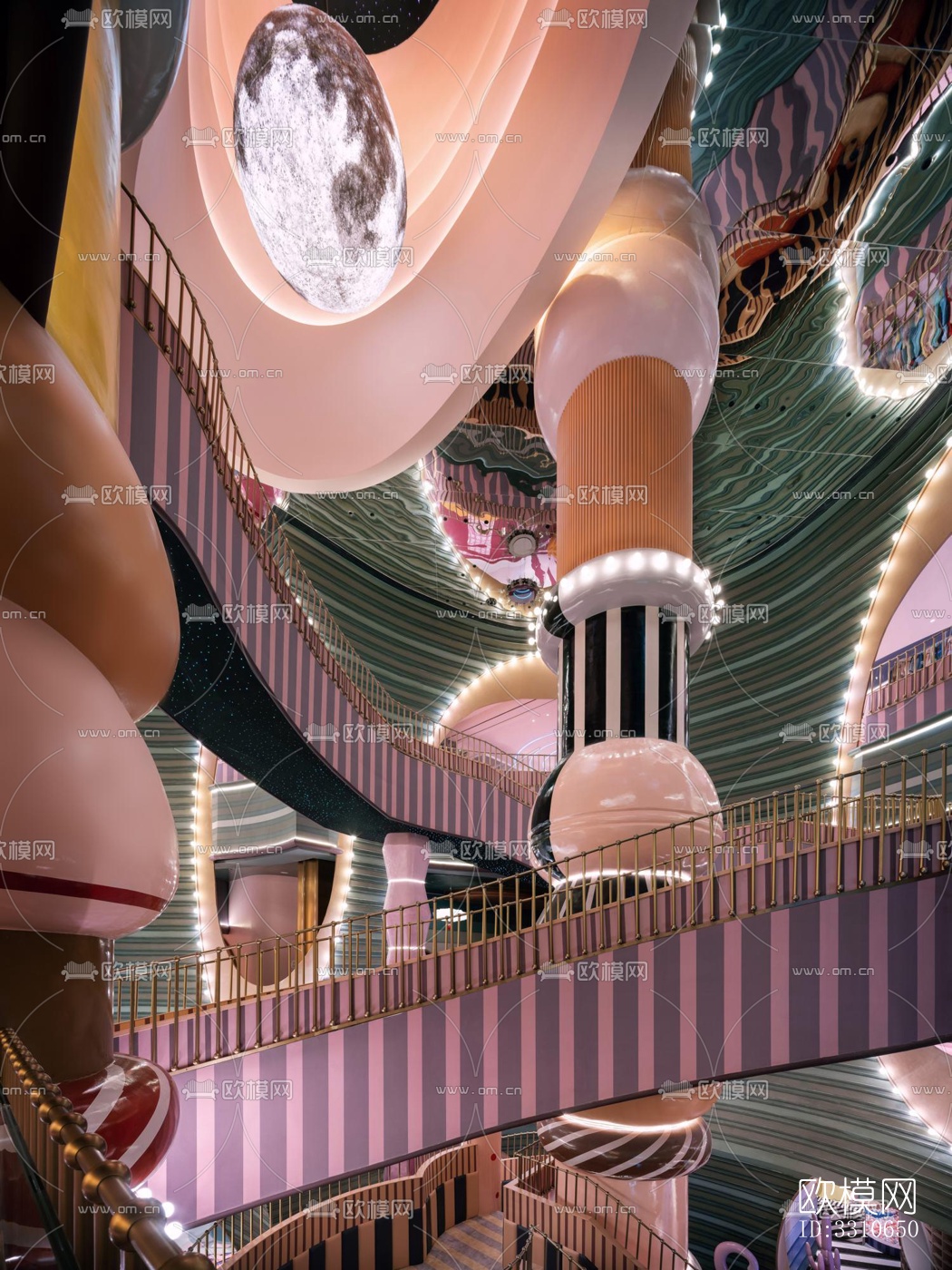 现代儿童游乐效果图下载（渲染图8）