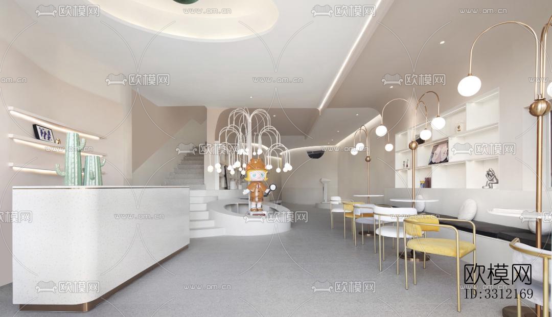 现代学校效果图下载（渲染图15）