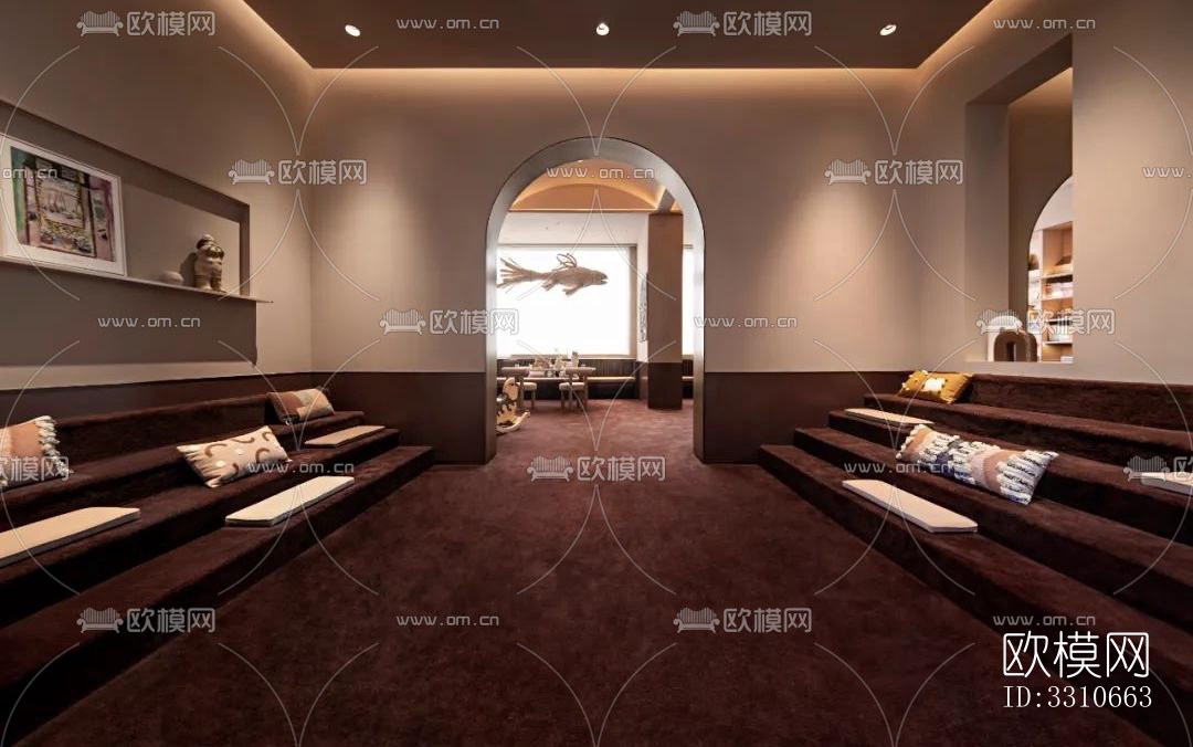 现代儿童游乐效果图下载（渲染图15）