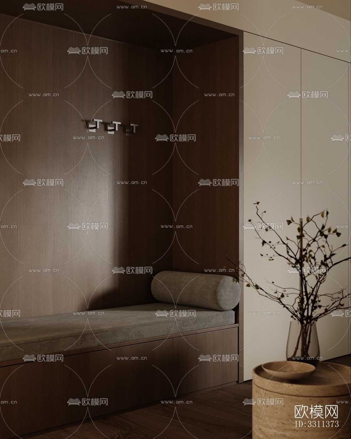 现代客餐厅效果图下载（渲染图11）