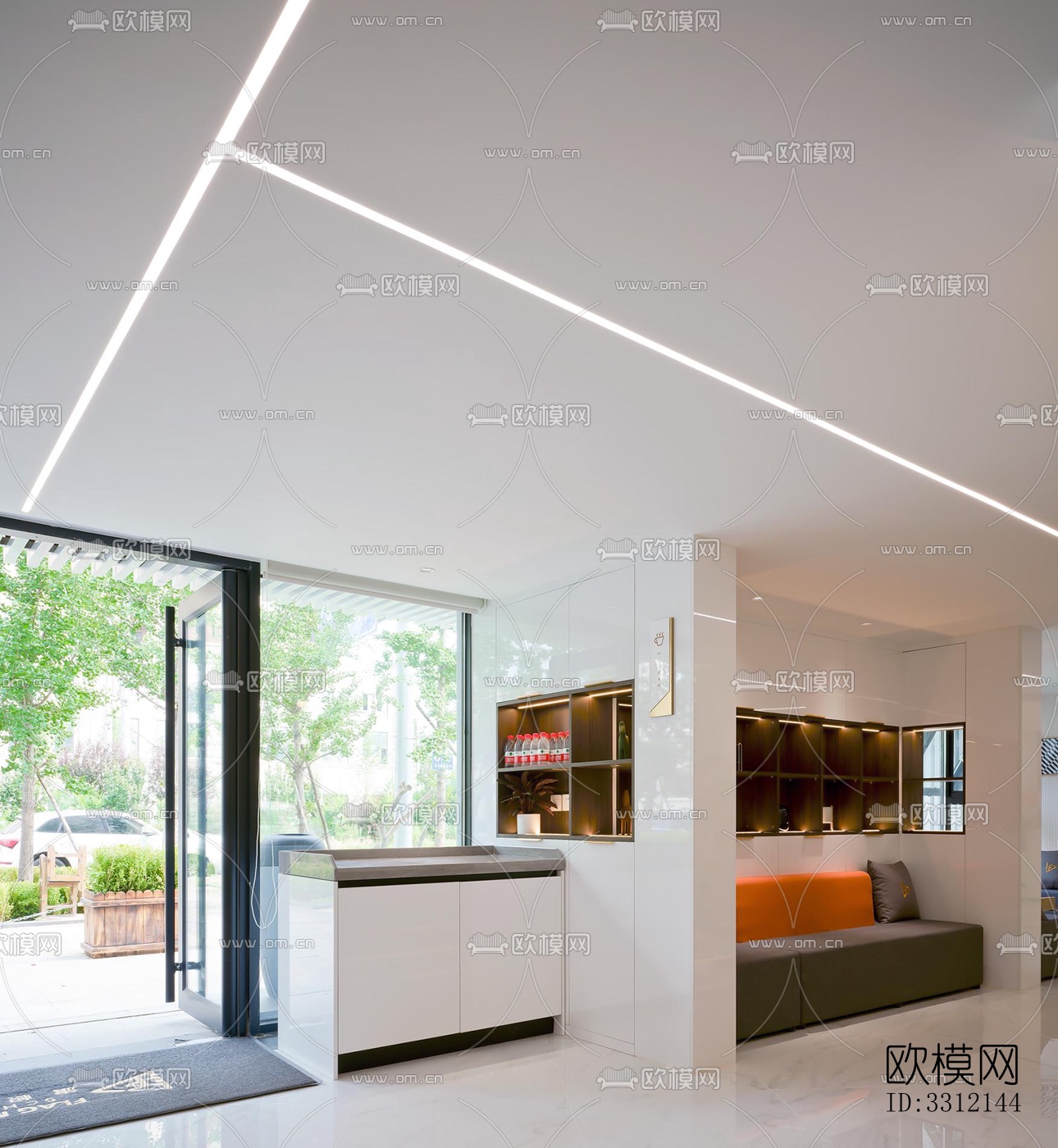 现代学校效果图下载（渲染图5）