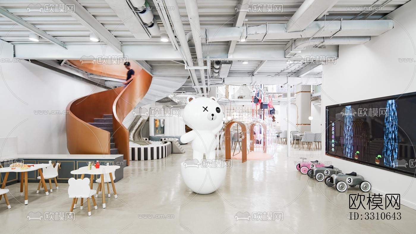 日式儿童游乐效果图下载（渲染图15）