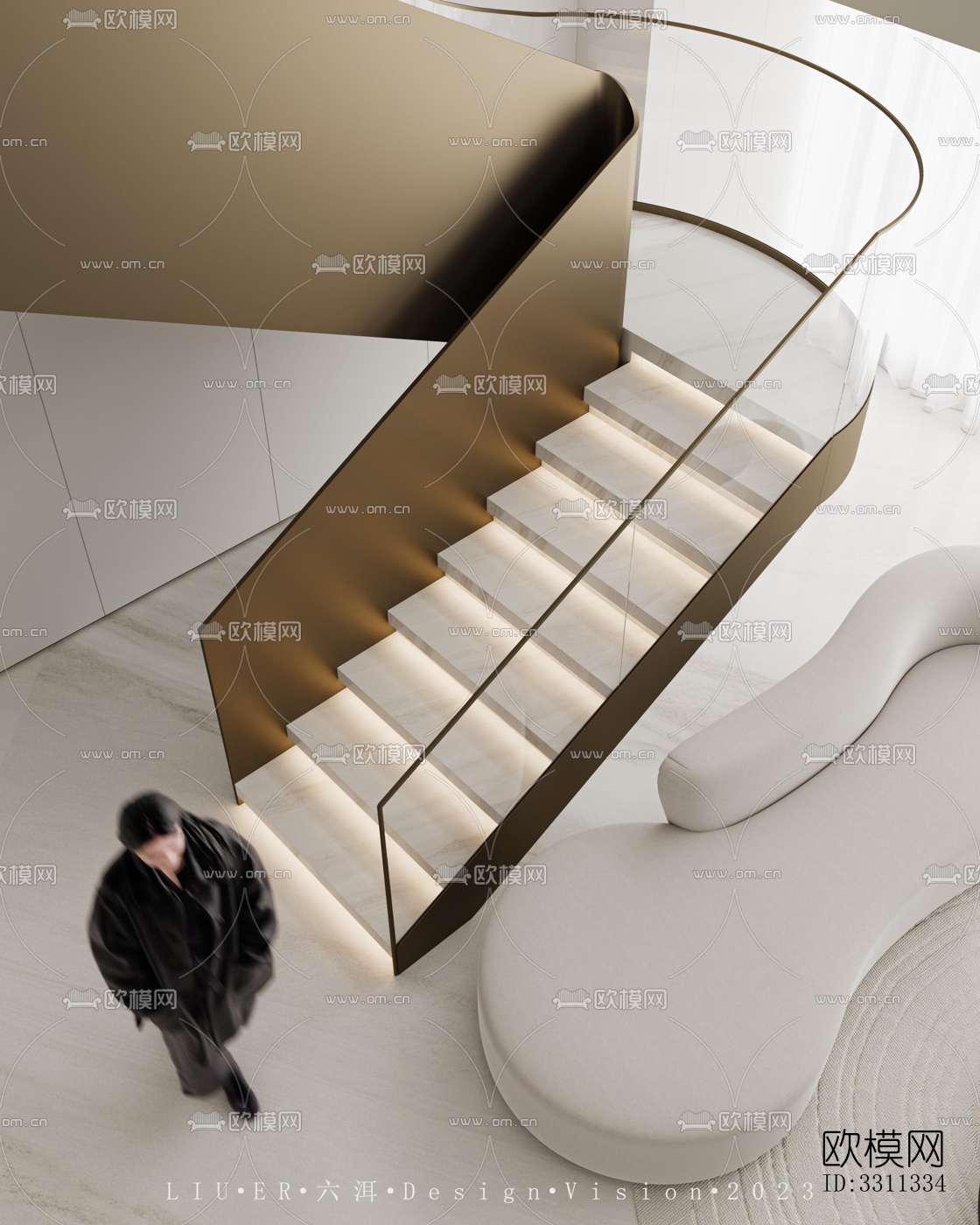 现代客餐厅效果图下载（渲染图16）