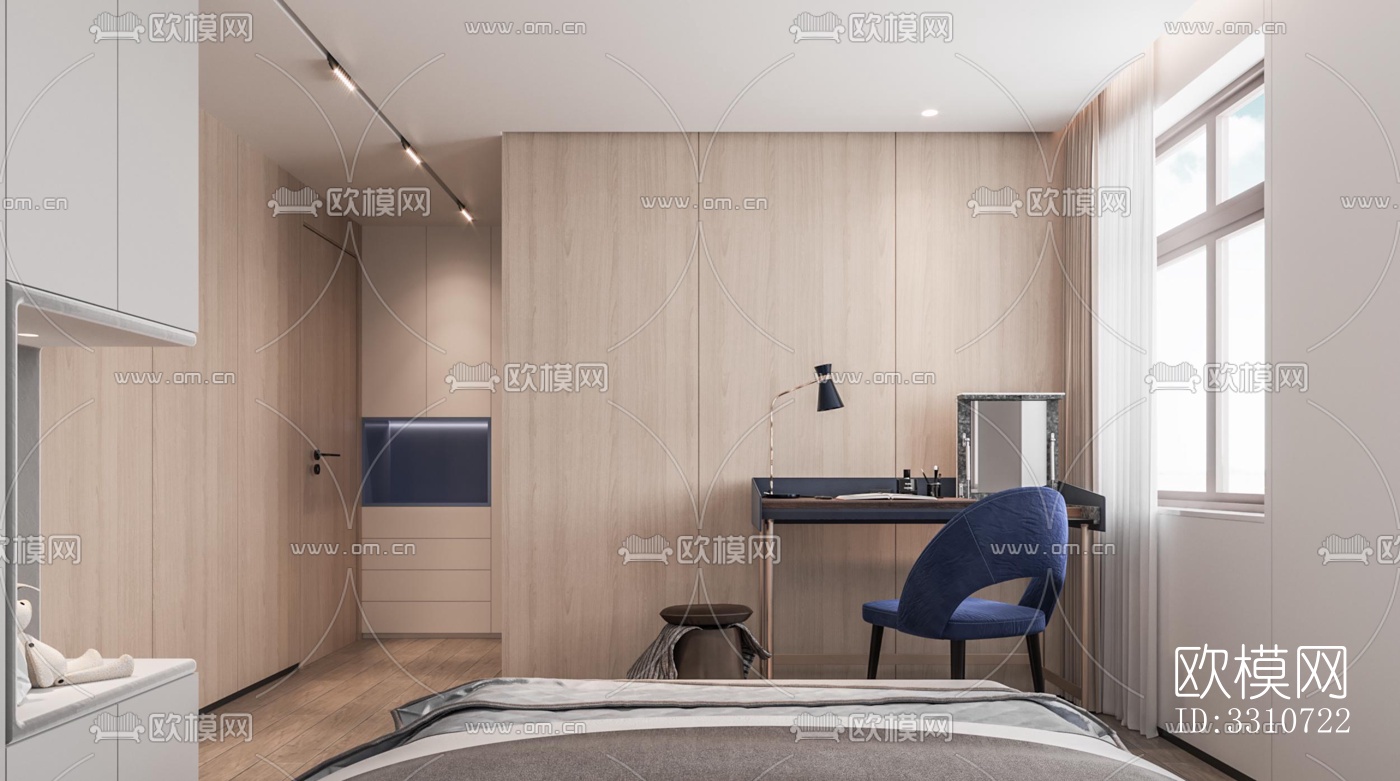 现代儿童房效果图下载（渲染图4）