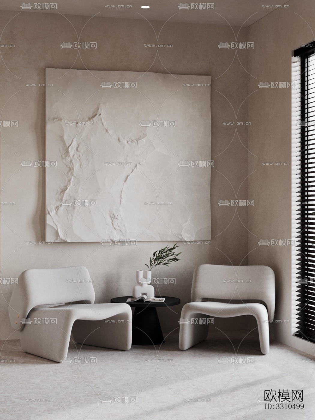 侘寂零售店铺效果图下载（渲染图1）