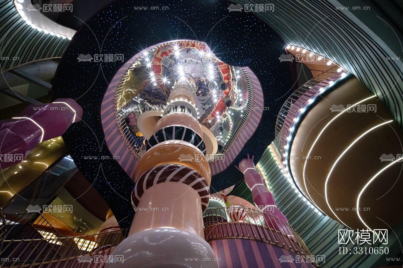 现代儿童游乐效果图下载（渲染图6）