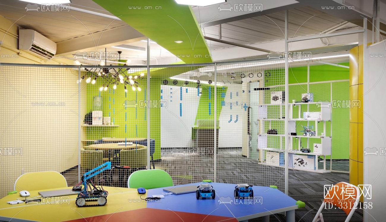 现代学校效果图下载（渲染图8）