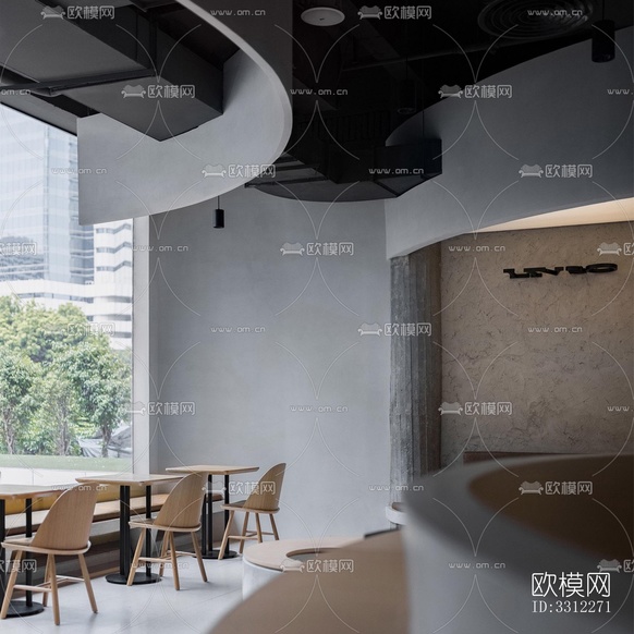 現(xiàn)代咖啡奶茶效果圖下載(渲染圖10)