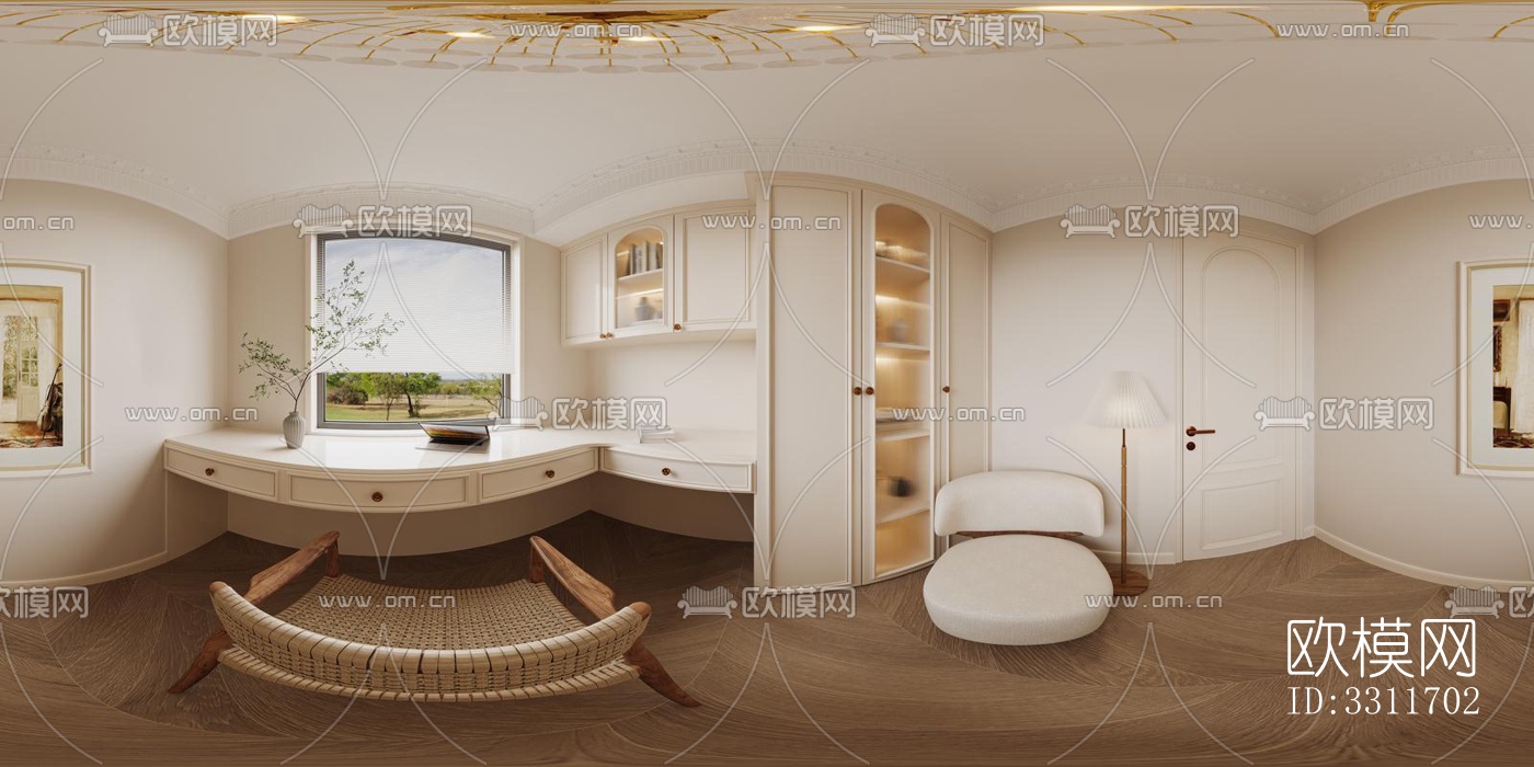 现代客餐厅效果图下载（渲染图6）