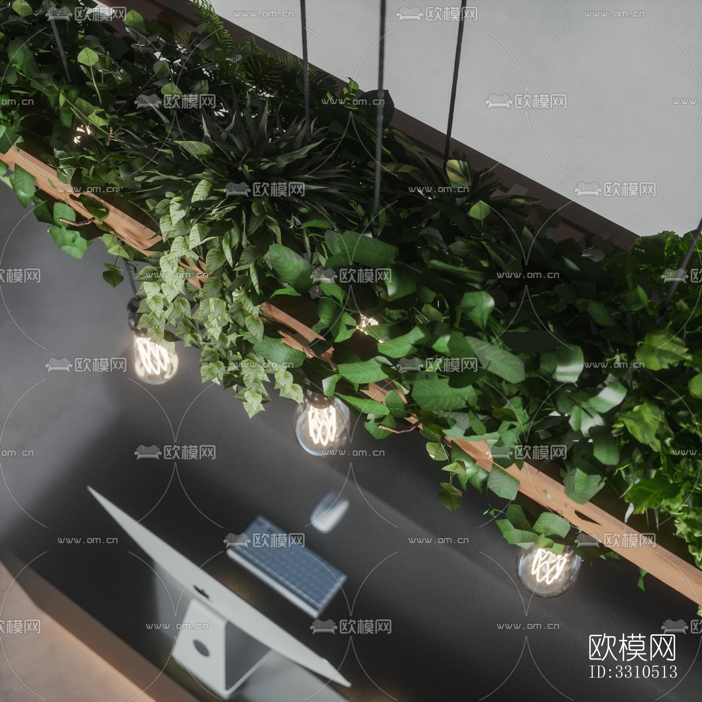 工业风零售店铺效果图下载（渲染图2）