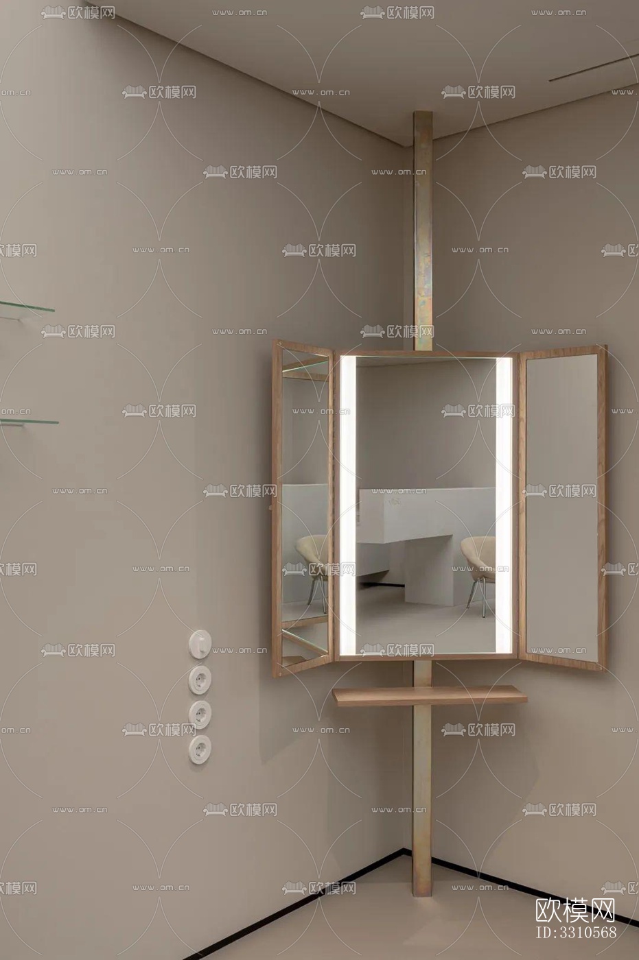 现代零售店铺效果图下载（渲染图2）