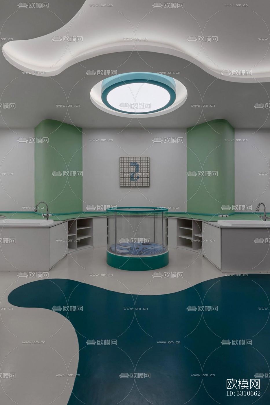 现代儿童游乐效果图下载（渲染图4）